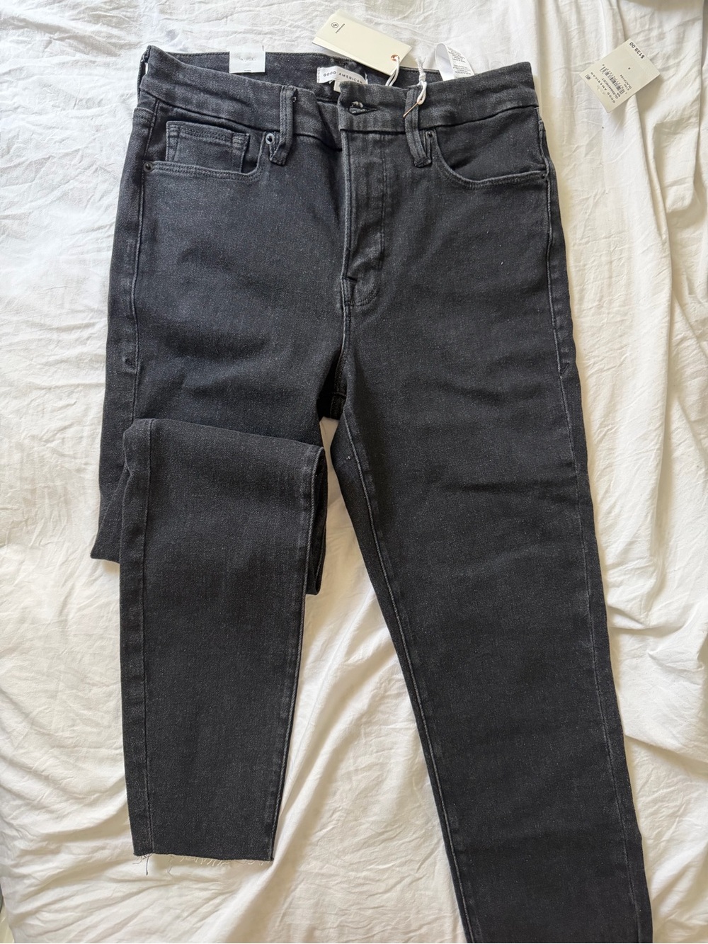 Good American Black Skinny Jeans